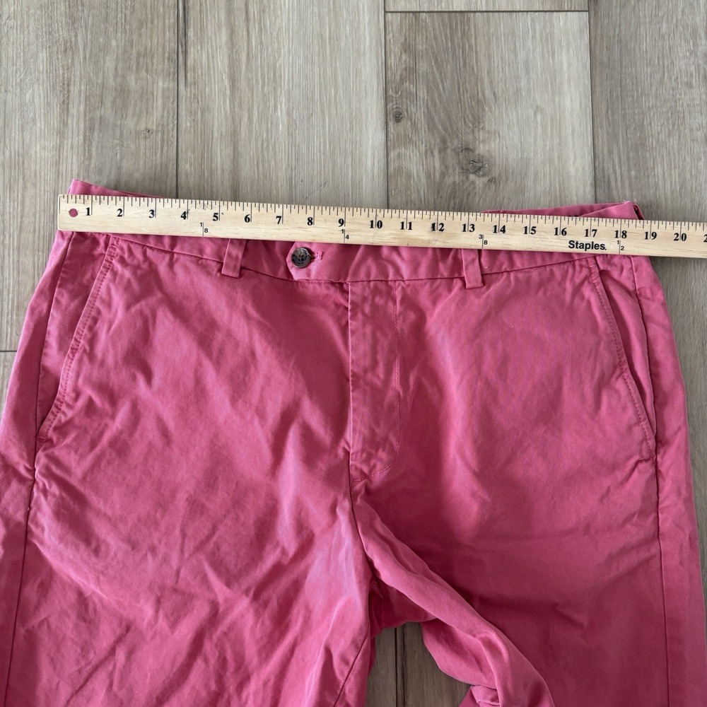 Brooks Brothers Bermuda Short Mens 38 Pink Nantucket Red Chino Preppy 10" - Picture 4 of 7